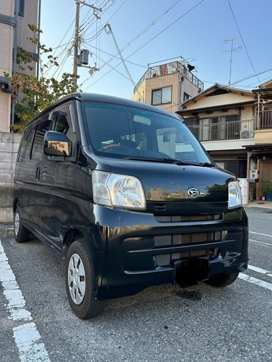 平成26年式ダイハツハイゼットカーゴクルーズ　人気の黒‼️