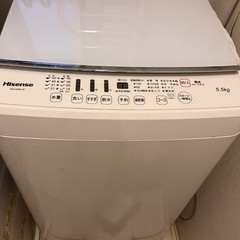 HW-G55A-W Hisense 全自動洗濯機 風乾燥付き 5...