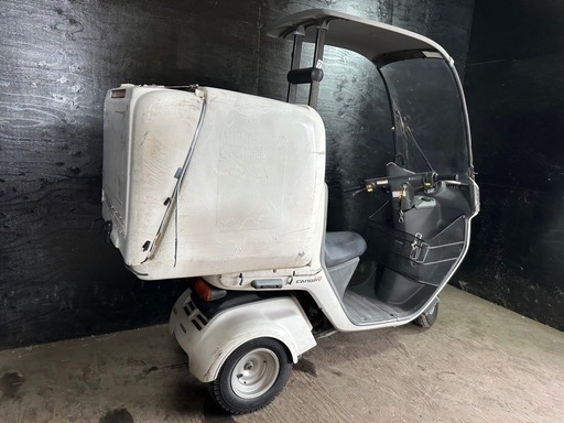 ★支払総額6.8万円★走行テスト済み！全国配送可能！ ホンダ ジャイロキャノピー TA03 特大リアボックス付き！4スト、インジェクション！通勤通学に♪