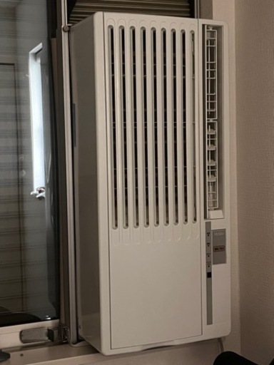 2020年製 ハイアール Haier JA-16U 窓枠付き　窓用エアコン 冷房専用 木造4～4.5畳 鉄筋6～7畳 ホワイト 動作確認済み