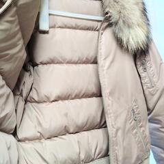 VIS　ショート丈ダウンコート　ラクーンファーの画像