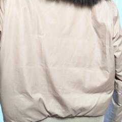 VIS　ショート丈ダウンコート　ラクーンファーの画像