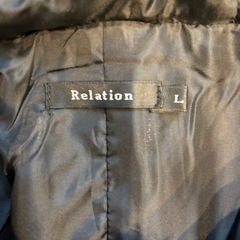 Relation ネイビー ダッフルコート Lサイズの画像