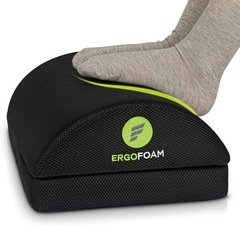新品ErgoFoam 高さ2段階調節可能 デスク用フットレスト（...
