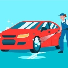 中古車の洗車、清掃、　時給1,300円の画像