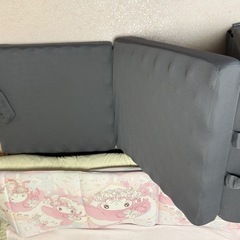 コンパクト　10cm厚　三つ折りプロファイルマットレス　スモールシングル60cm幅　持ち手付きカバー洗濯可　の画像