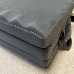 コンパクト　10cm厚　三つ折りプロファイルマットレス　スモールシングル60cm幅　持ち手付きカバー洗濯可　の画像