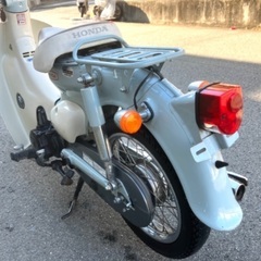 ☆ 売れました。美車　女性オーナー　リトルカブ　ＰＧＭーＦＩ　　セル付き　４速　プコブルー　走行１７０００K  キック　セル1 回始動　１オーナー　登録できますの画像