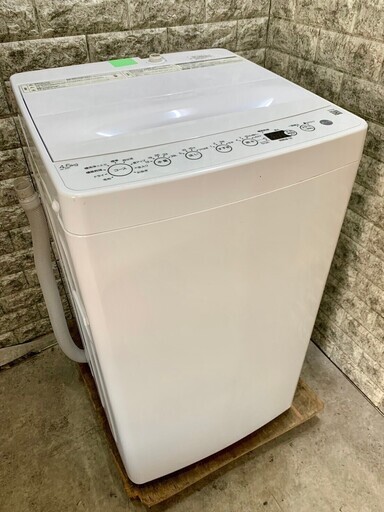 【美品】大阪送料無料★3か月保障付き★洗濯機★2021年★ハイアール★4.5kg★BW-45A★S-535