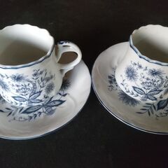 Demain　ドマン　コーヒーカップ＆ソーサー　ペアの画像