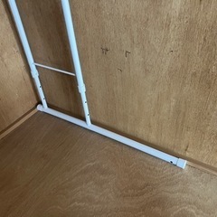 押入れハンガーラック　棚付きの画像
