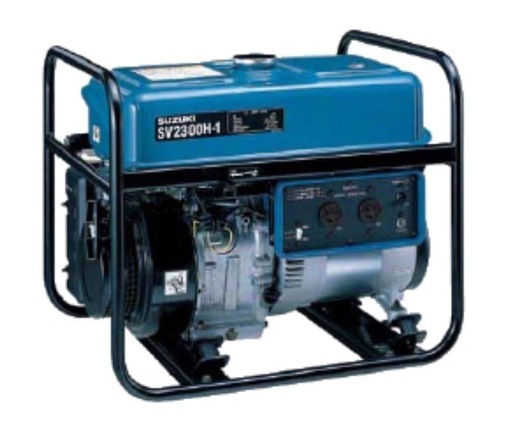 発電機 スズキ SV2300H 100V 50/60Hz  2.3KVA 9Lタンク  ガソリン エンジン