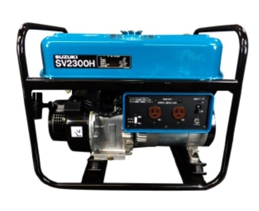 発電機 スズキ SV2300H 100V 50/60Hz  2.3KVA 9Lタンク  ガソリン エンジン