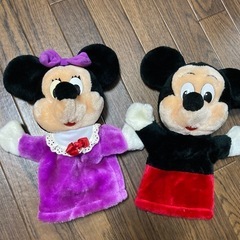 当時物　ディズニー　ミッキーマウスとミニーマウス