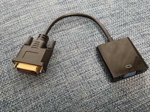 DVI to VGA 変換アダプタ DVIオス to VGAメス変換