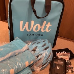 Wolt ウォルト配達バック、ヘルメット等