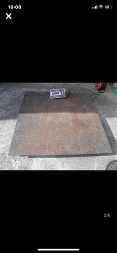 【中古品引取り限定】低床フロアースケール1200×1200