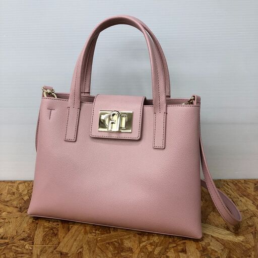 【672】2WAYショルダーバッグ FURLA  ピンク