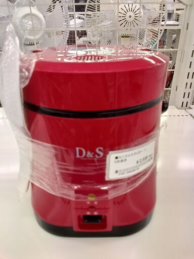 ★ジモティ割あり★ Ｄ＆Ｓ ミニライスクッカー  19年製  動作確認／クリーニング済み TC1561