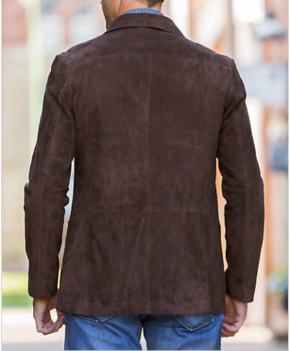 スエードレザー2つボタンジャケット Suede Leather 2 Button Blazer/Jacket