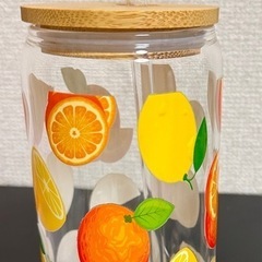 【ハンドメイド】タンブラーグラス　フルーツの画像