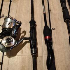 釣り竿5本セット＋（ケース付）の画像