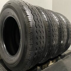 【新車外し】2024年製 BS BRIDGESTONE ECOPIA RD613 195/80R15 107/105S LT 15インチ 夏タイヤ 4本 ハイエース キャラバン等　(VVT138)