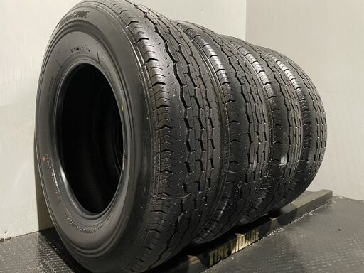 【新車外し】2024年製 BS BRIDGESTONE ECOPIA RD613 195/80R15 107/105S LT 15インチ 夏タイヤ 4本 ハイエース キャラバン等　(VVT139)