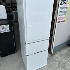 【動作保証あり】MITSUBISHI 2018年 MR-CX37C 365L 3ドア 冷凍冷蔵庫 自動製氷【管理KRR646】