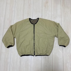 ボアジャケット ブルゾン リバーシブル 2wayの画像