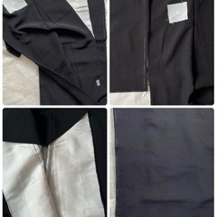未使用　喪服セット(喪服・帯・バッグ・小物) 　鞄付きの画像