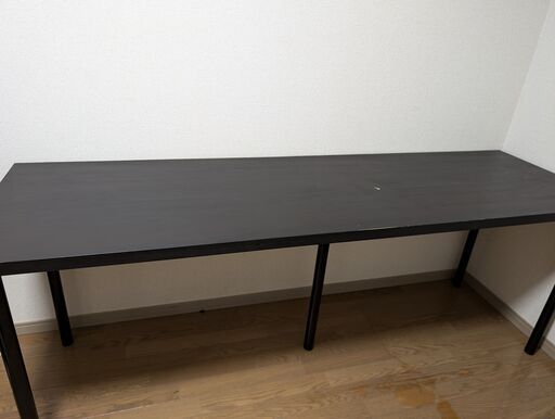 家具テーブル IKEA リンモン ロングオフィスデスク 200×60