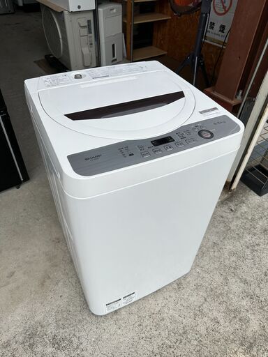 【動作保証あり】SHARP シャープ 2018年 ES-GE5B 5.5kg 洗濯機【管理KRS691】