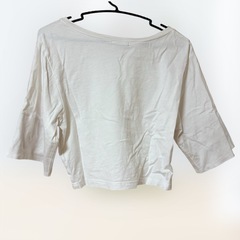 MURUA ムルーア スリーブデザインTシャツ レディース服 半袖 夏服 白の画像