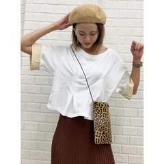MURUA ムルーア スリーブデザインTシャツ レディース服 半...