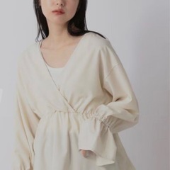 LOWRYS FARM 2WAYカシュクールブラウスLS