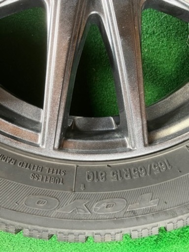 TOYOタイヤ　スタッドレスタイヤ ホイールセット 4本　165/65R15