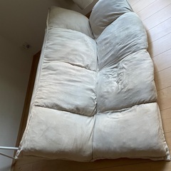 ホワイト　ソファー　1人用　0円　無料【10/3引取希望】の画像