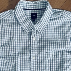 GAP☆美品メンズチェックシャツ長袖☆サイズMの画像