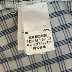 GAP☆美品メンズチェックシャツ長袖☆サイズMの画像