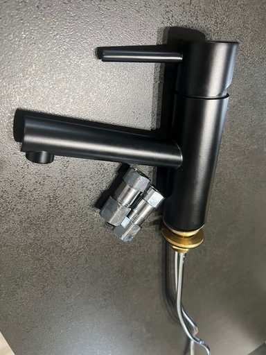 サンワカンパニー　ニューベガ混合水栓（TA05139N)ブラックマット