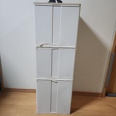 【お取引先決定！】キッチン ゴミ箱 3段 中の引き出し 上2段入れ替え 可能の画像