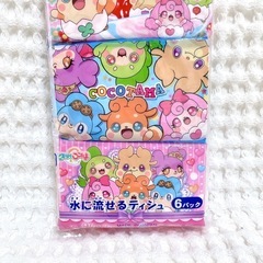 ヒミツのここたま ポケットティッシュ 日本製 バンダイ 2015年 女児の画像