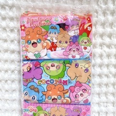 ヒミツのここたま ポケットティッシュ 日本製 バンダイ 2015年 女児の画像