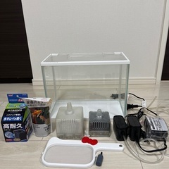 中古　GEX 金魚水槽セット　