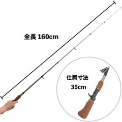 【取引決定】振出式ベイトロッド（1.6m）の画像