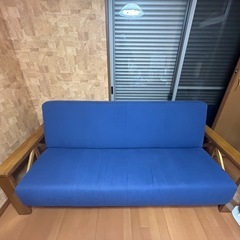【シノハラ製作所】 美品ソファ　ソファベッド