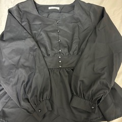 continuier de NICE CLAIR 黒 長袖 ボタ...