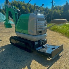 コベルコ　SS1 油圧ショベル　ミニユンボ中古　排土盤付き　軽トラ積載可能の画像