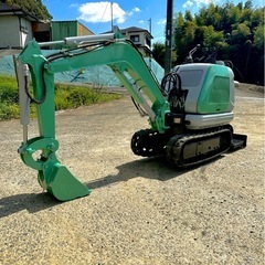 コベルコ　SS1 油圧ショベル　ミニユンボ中古　排土盤付き　軽トラ積載可能の画像
